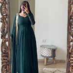 Elegant Fox Georgette Gown with Matching Dupatta | Super Hit Collection - Light Green