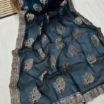 HATHI -2 Designer Saree - Navy Blue