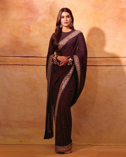 Yugal Loom Bollywood Designer Party Wear Embroidered Georgette Saree